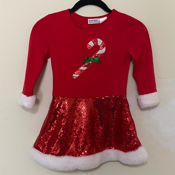BLUEBERi Boulevard 6X Red Christmas Dress - Picture 1 of 9